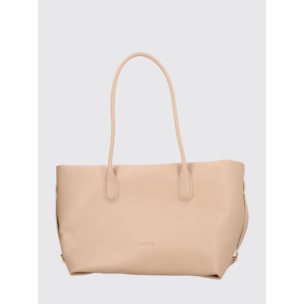 Themoire Shoulder Bag Woman Nude